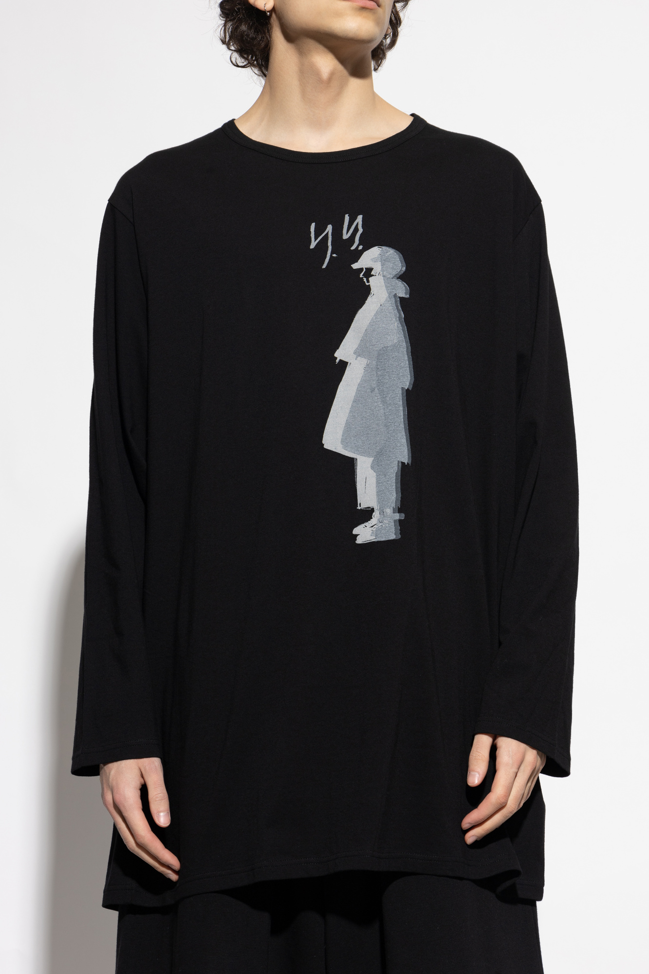 週末限定ンセール Long Yamamoto Yohji Sleeve Vitkac | Clothing Men's | T-shirt トップス